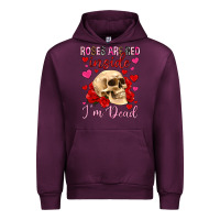 Mauve Wine roses are red inside i m dead Urban Hoodie - OliviaCreatesArt
