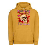 Pigment Peanut Butter roses are red inside i m dead Urban Hoodie - OliviaCreatesArt