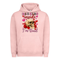 Pigment Salmon roses are red inside i m dead Urban Hoodie - OliviaCreatesArt