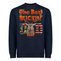 Navy The Best Bucking Dad Ever Heavyweight Sweatshirt - LillyAllenDesigns