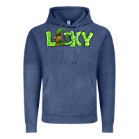 Vintage Denim St Patricks Day Lucky Gnome Vintage Hoodie - Jasminsmagicworld