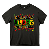 Asphalt no sugar no cream black Heavy Core Tee - Zillion Design Studio