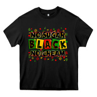 Black no sugar no cream black Heavy Core Tee - Zillion Design Studio