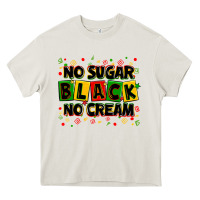 Cream no sugar no cream black Heavy Core Tee - Zillion Design Studio