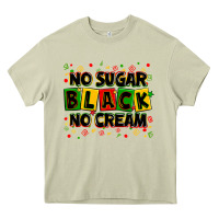 Mossy no sugar no cream black Heavy Core Tee - Zillion Design Studio