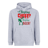 Heather Grey Christmas Cheer I Thought You Said Christmas Beer Heavyweight Hoodie - Bettercallsaul