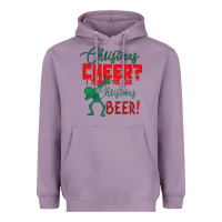 Lavender Christmas Cheer I Thought You Said Christmas Beer Heavyweight Hoodie - Bettercallsaul