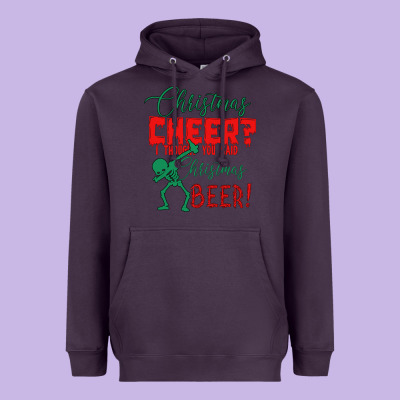 Christmas Cheer I Thought You Said Christmas Beer Heavyweight Hoodie Designed By Bettercallsaul