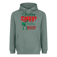 Sage Christmas Cheer I Thought You Said Christmas Beer Heavyweight Hoodie - Bettercallsaul