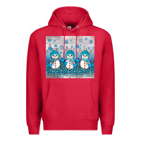 Cardinal snowman winter Premium Hoodie - JahusDesignShop