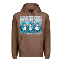 Chestnut snowman winter Premium Hoodie - JahusDesignShop