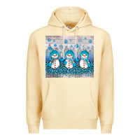 Pina Colada snowman winter Premium Hoodie - JahusDesignShop