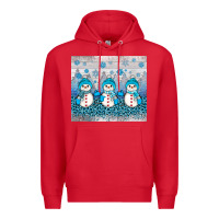 Red snowman winter Premium Hoodie - JahusDesignShop