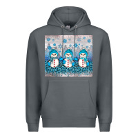 Rock snowman winter Premium Hoodie - JahusDesignShop
