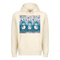 Sandshell snowman winter Premium Hoodie - JahusDesignShop