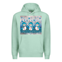 Seafoam snowman winter Premium Hoodie - JahusDesignShop
