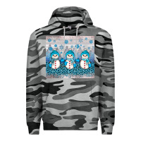 Slate Camo snowman winter Premium Hoodie - JahusDesignShop