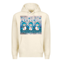 Tofu snowman winter Premium Hoodie - JahusDesignShop
