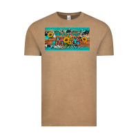 Vintage Coffee world's best mom sunflower license plate Vintage Tee - Artiststas