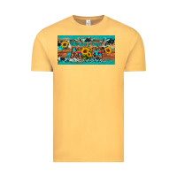 Vintage Mustard world's best mom sunflower license plate Vintage Tee - Artiststas