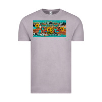 Vintage Zinc world's best mom sunflower license plate Vintage Tee - Artiststas