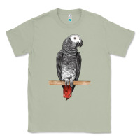 Matcha African Gray Parrot Bird Classic Tee - LillyAllenDesigns