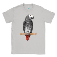 Moon Dust African Gray Parrot Bird Classic Tee - LillyAllenDesigns