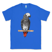 True Royal African Gray Parrot Bird Classic Tee - LillyAllenDesigns