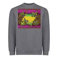 Storm mardi gras  leopard pink glitter Heavyweight Sweatshirt - BarkalooDesign