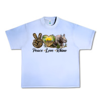 Grape Ice peace love rhino Urban Heavy Tee - LillyAllenDesigns