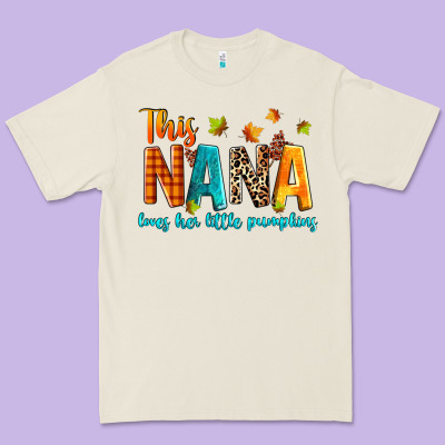This Nana Loves Her Little Pumpkins Premium Tee Designed By Texasbilliewilder