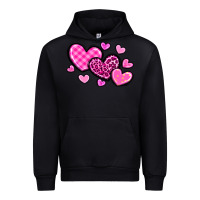 Black love hearts Urban Hoodie - OliviaCreatesArt
