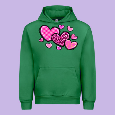 Love Hearts Urban Hoodie Designed By Oliviacreatesart