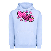 Pigment Grape Ice love hearts Urban Hoodie - OliviaCreatesArt
