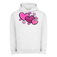 Pigment Lunar Rock love hearts Urban Hoodie - OliviaCreatesArt