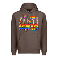 Coffee LGBTQ+ Premium Hoodie - NancyCooperArtShop
