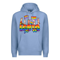 Colony Blue LGBTQ+ Premium Hoodie - NancyCooperArtShop