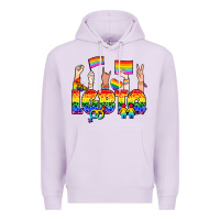 Lilac LGBTQ+ Premium Hoodie - NancyCooperArtShop