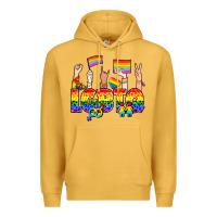 Mustard LGBTQ+ Premium Hoodie - NancyCooperArtShop