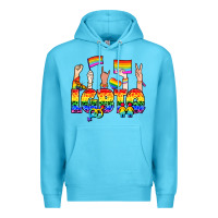 Ocean Blue LGBTQ+ Premium Hoodie - NancyCooperArtShop