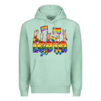 Seafoam LGBTQ+ Premium Hoodie - NancyCooperArtShop