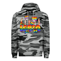 Slate Camo LGBTQ+ Premium Hoodie - NancyCooperArtShop