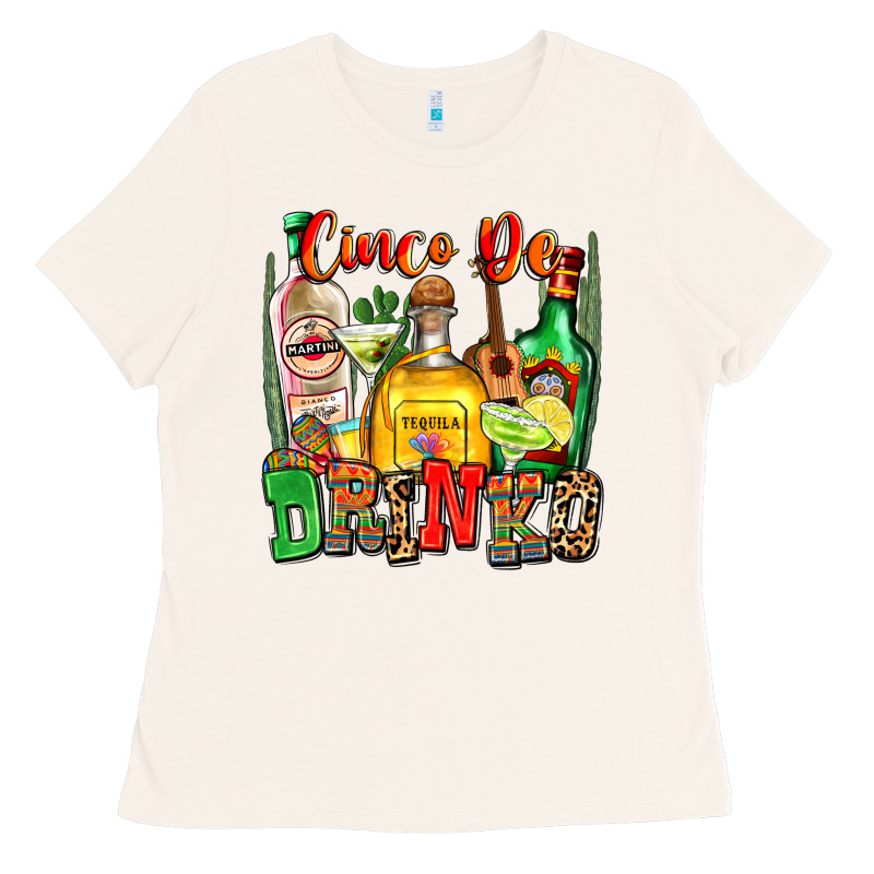 Cinco De Drinko Ladies Tee by Zillion Design Studio | Teevron