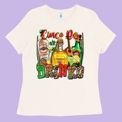 Cinco De Drinko Ladies Tee Designed By Zillion Design Studio