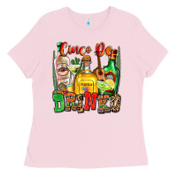 Bubblegum Pink cinco de drinko Ladies Tee - Zillion Design Studio