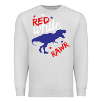 Dove Grey 4th of July Dinosaur Premium Sweatshirt - Bettercallsaul