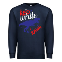 Navy 4th of July Dinosaur Premium Sweatshirt - Bettercallsaul
