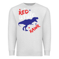 Oatmeal Heather 4th of July Dinosaur Premium Sweatshirt - Bettercallsaul