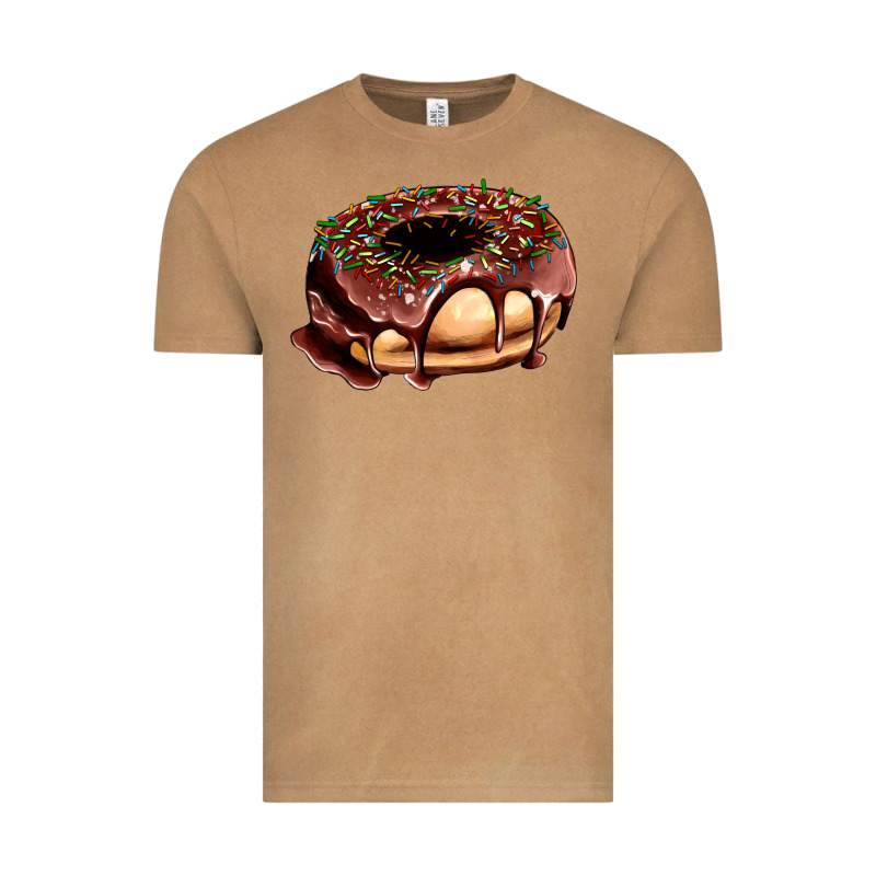 Chocolate Donut With Candies Vintage Tee by AdoDesignShop | Teevron