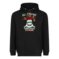 All I Want For Christmas Is A Shark Heavyweight Hoodie | Teevron
